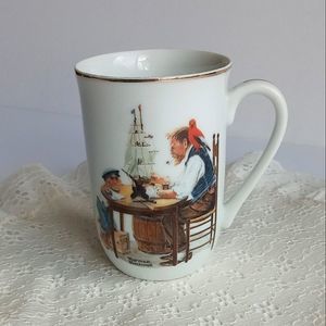 Vintage 1982 Norman Rockwell "For A Good Boy" Mug